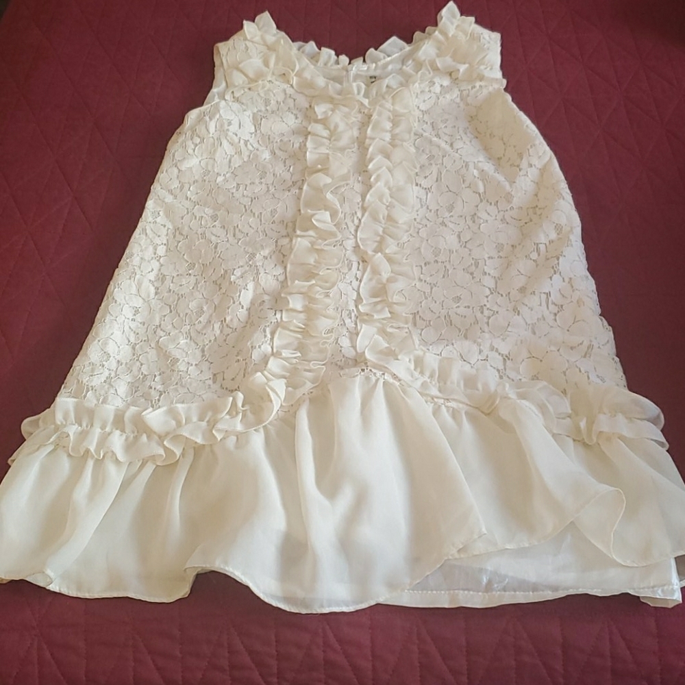 Ruffled Cream dress